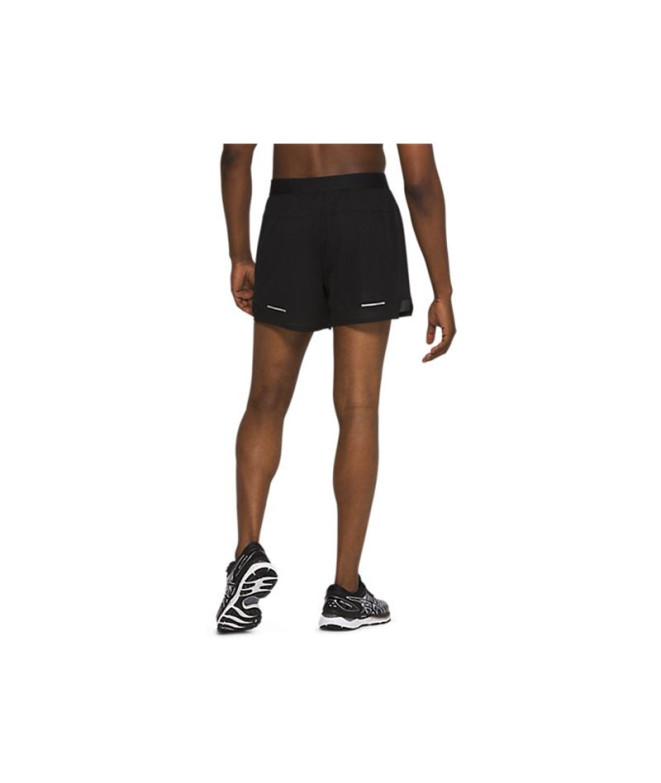 Calças Running ASICS Ventilate 2-N-1 5IN M Preto