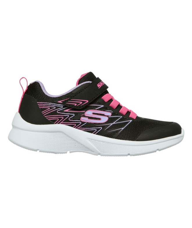 Sapatilhas Skechers Microspec - Bold Del Girls Preto