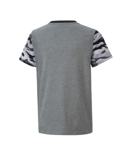 Puma ESS+ Camo Boys Black T-Shirt 2