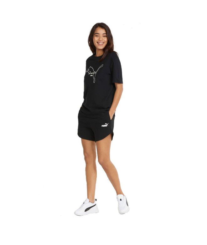 Pantalons fitness Femme by Puma Essentials Black