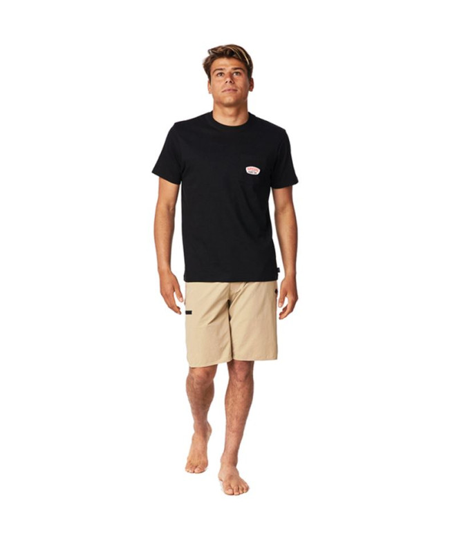 Camiseta Rip Curl Badge M Black