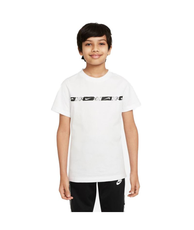 T-shirt Nike B Repeat Kids White