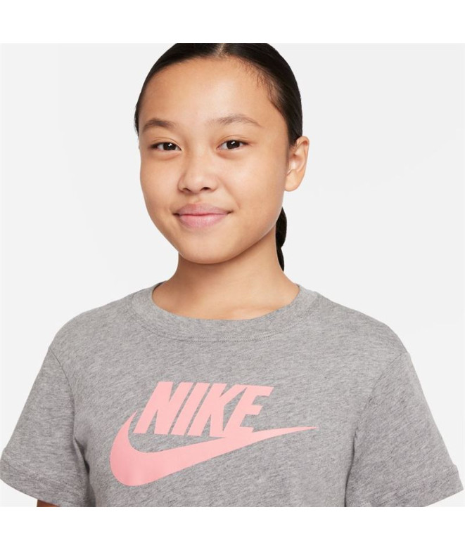 Camiseta Nike Sportswear Girls Gray