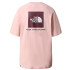 Camiseta de manga corta The North Face Relaxed Redbox W Pink