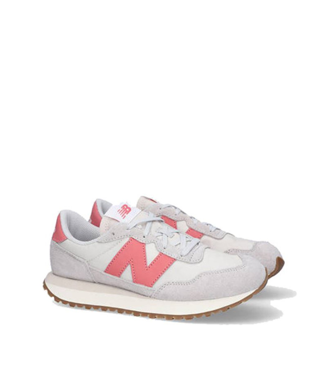 Zapatillas New Balance 237 Blanco Rosa Infantil