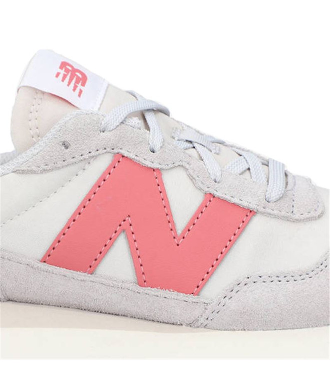 Zapatillas New Balance 237 Blanco Rosa Infantil