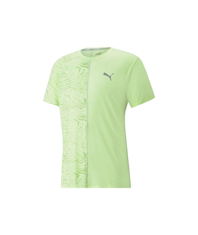 T-shirt de running Puma Run Graphic M Green