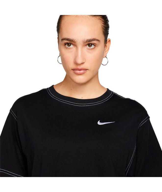 Vestido Nike Sportswear Swoosh W Preto