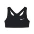 Soutien-gorge de sport Nike Swoosh Girl Noir