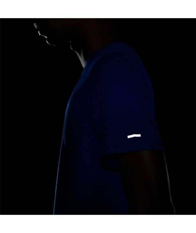 T-Shirt de running Nike Dri-FIT Miler Hommes Bleu