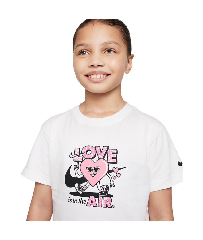 T-shirt Nike Sportswear Girl Blanc