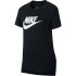 Camiseta Nike roupa desportiva de manga curta para criança Preto