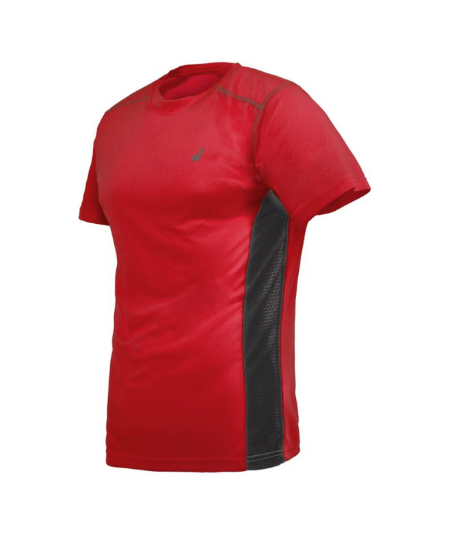 T-shirt de running Joluvi Ultra M Rouge