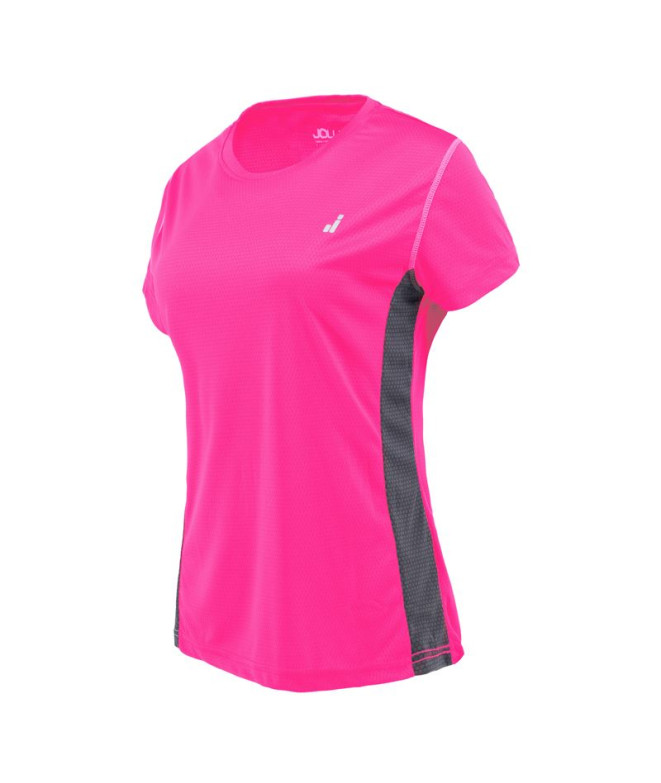 T-shirt running Joluvi de Ultra W Pink