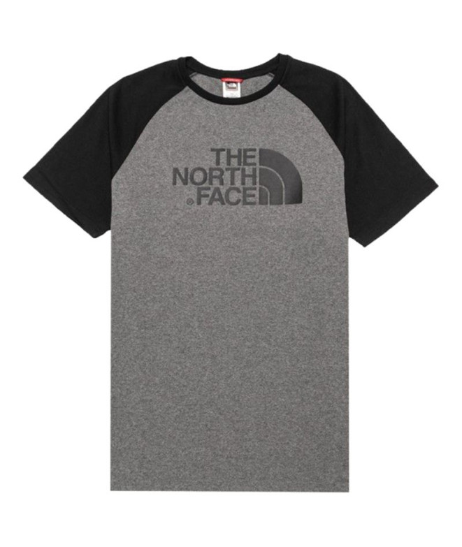 Camiseta The North Face Raglán Easy M Medium Grey