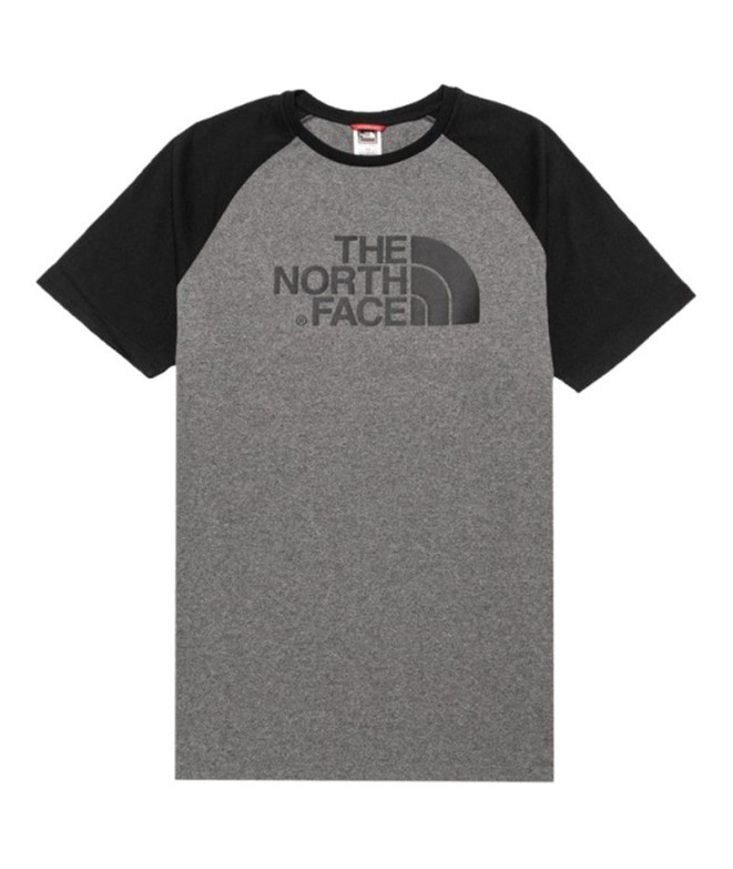 T-shirt The North Face Raglan Easy M Medium Grey