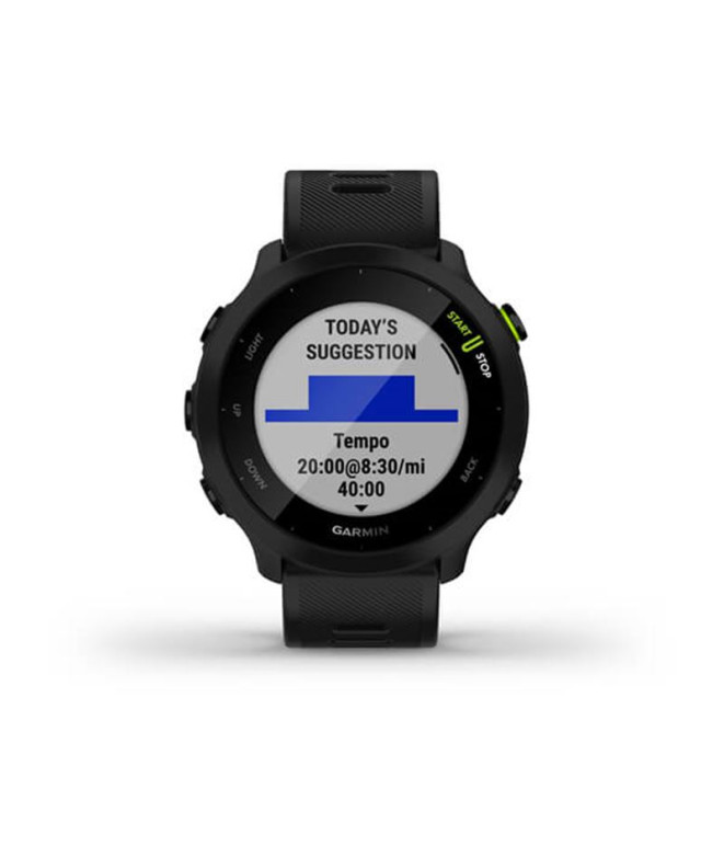  Garmin Forerunner 55 - Reloj inteligente con GPS para correr,  color negro : Electrónica