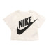 T-shirt de manga curta Nike Icon Futura Kids Branco