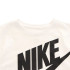 T-shirt de manga curta Nike Icon Futura Kids Branco