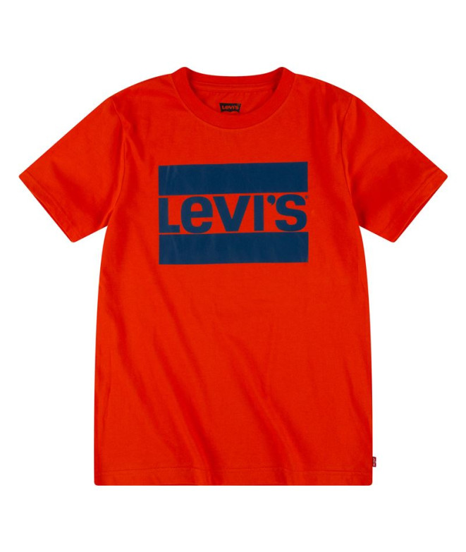 Camiseta Levi's Sportswear Logo Boy Red