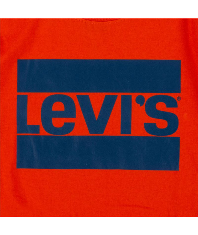 Camiseta Levi's Sportswear Logo Boy Red