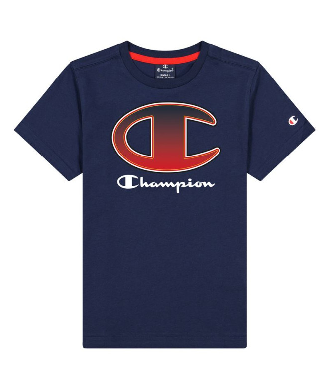Camiseta Champion Crewneck T-Shirt Boy Navy
