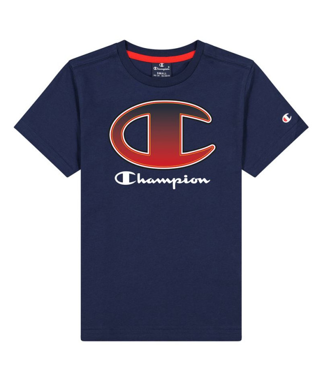 T-Shirt Champion T-Shirt de gola redonda para rapaz Navy