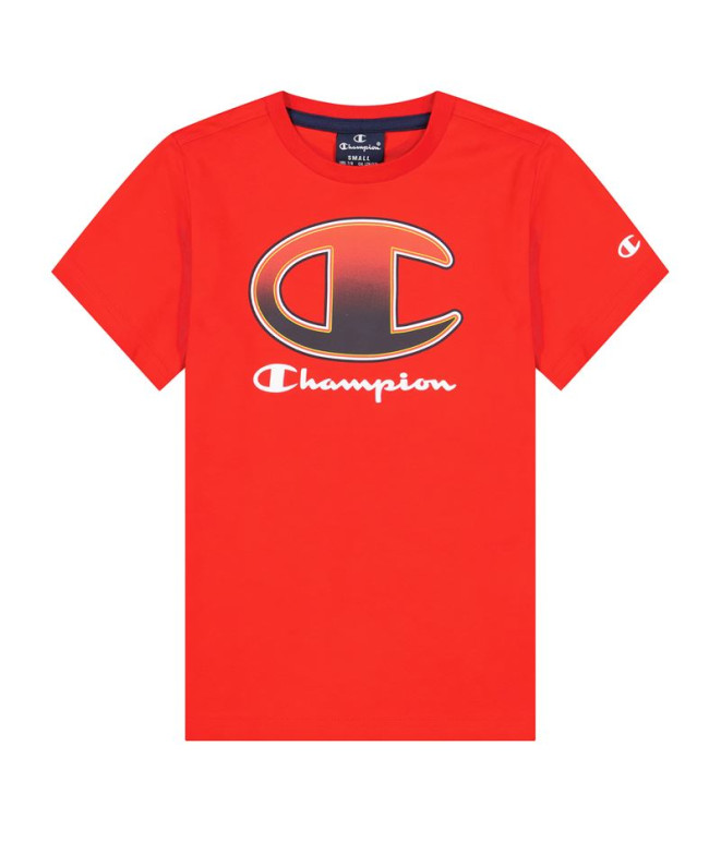 Camiseta Champion Crewneck T-Shirt Boy Red