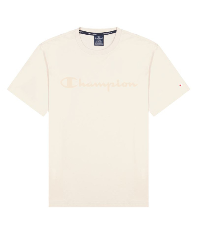 T-Shirt Champion T-Shirt de gola redonda M Off White