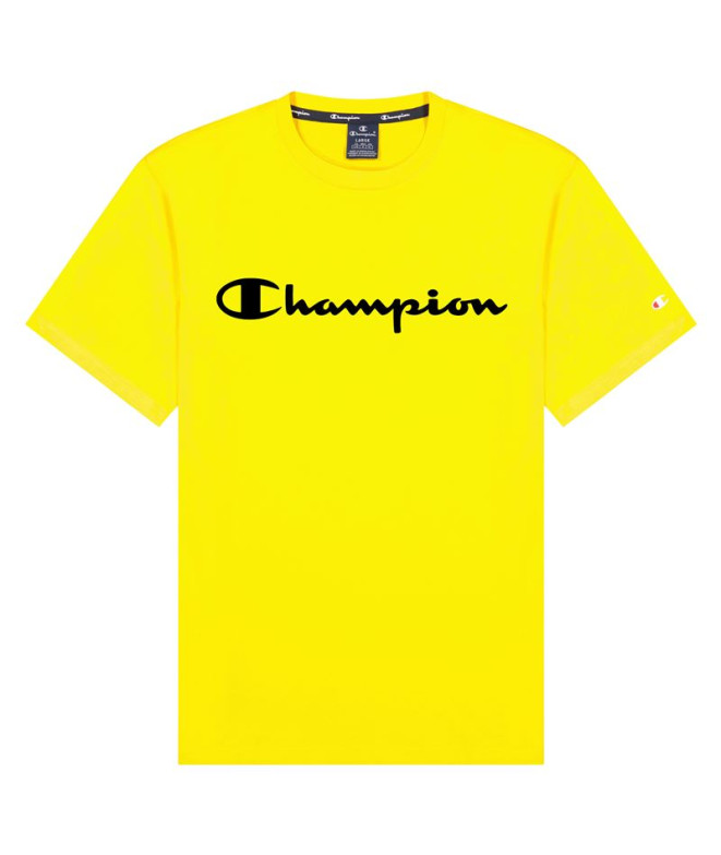 Camiseta Champion Crewneck T-Shirt M Yellow