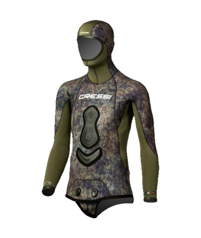 Veste de chasse Sous-Marine Seppia 7 mm Vert