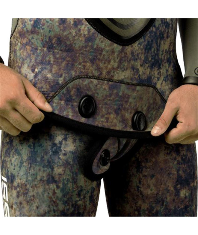 Pantalons de chasse Sous-Marine Seppia 7 mm Vert