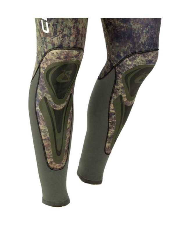 Pantalones de pesca submarina Seppia 7 mm Green