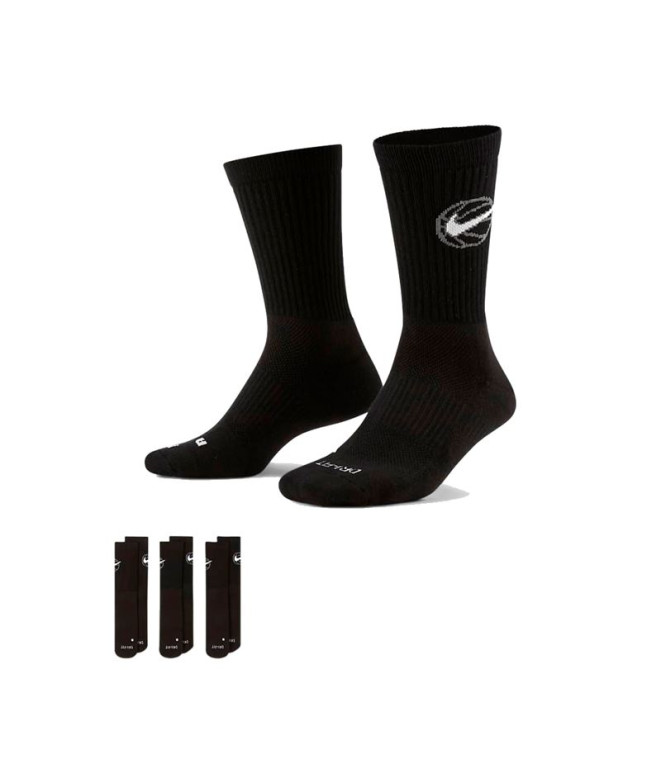 Chaussettes Nike Everyday Crew Noir