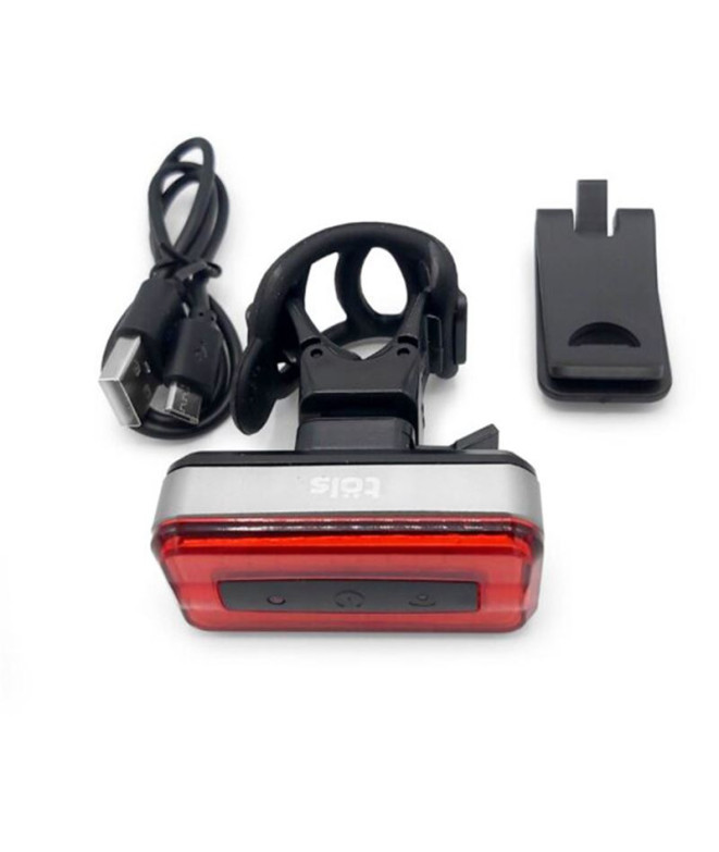 Lumières cyclisme dos de Töls Lexia Pro USB Rouge