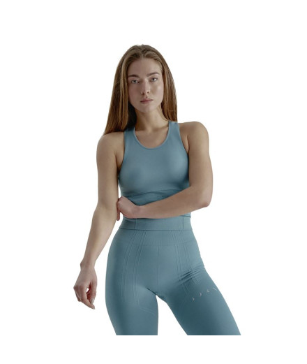 Top Born Living Yoga Dharma Azul aço
