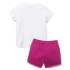 Conjunto Puma Minicats Alpha Short rosa bebé