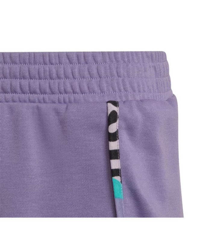 Adidas Aeroready Power - Short fille en tricot...