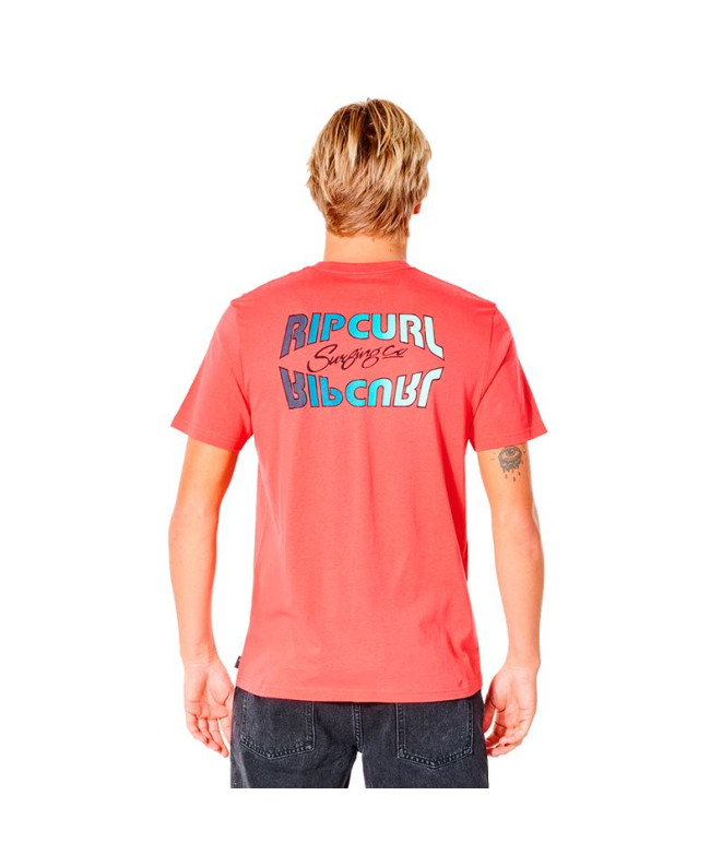 Camiseta Rip Curl Surf Revival InvertedRed Hombre