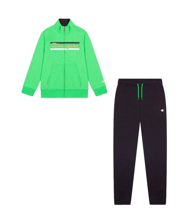 Set Champion Full Zip Kids Green