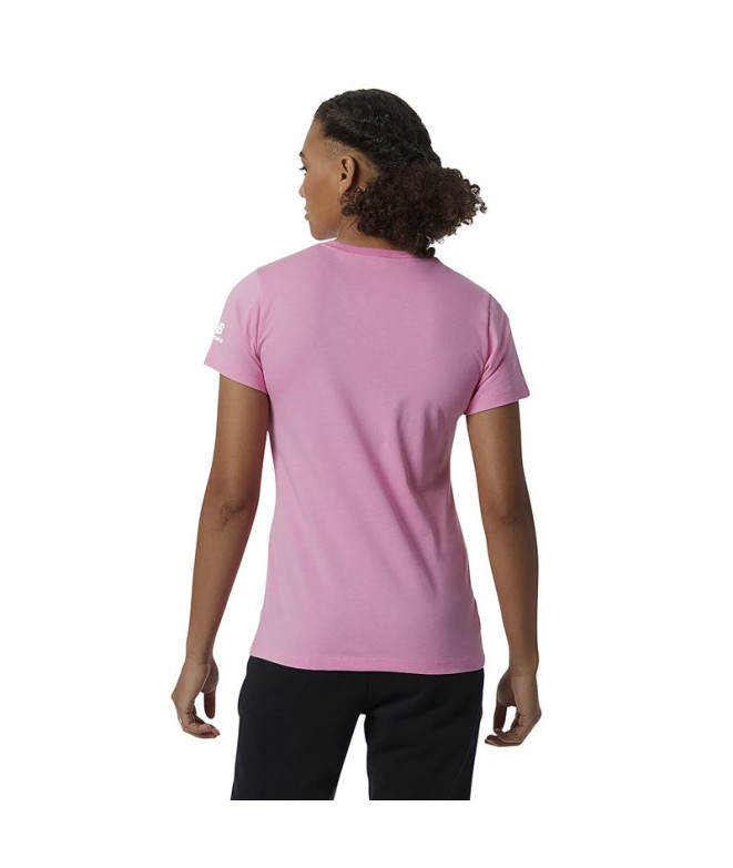 T-shirt New Balance Essentials Celebrate W Pink