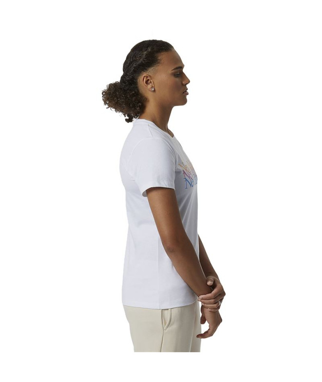 T-shirt New Balance Essentials Celebrate W Blanc