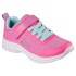 Chaussures Skechers 3d Print Detail Gore & Strap Sneaker Girls Pink