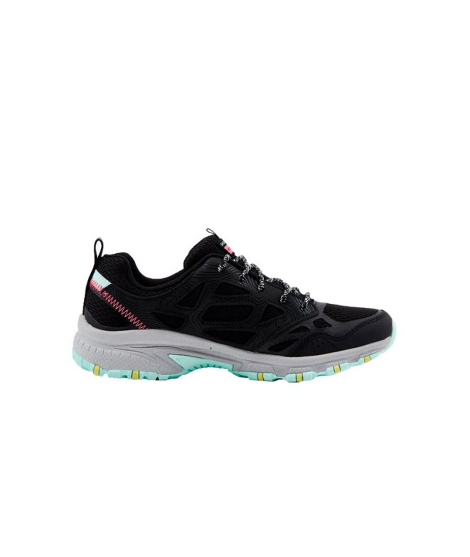 Chaussures Skechers Qtr Overlace Lace-Up W Black