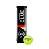 Pelotas de Tenis Dunlop Club AC Yellow
