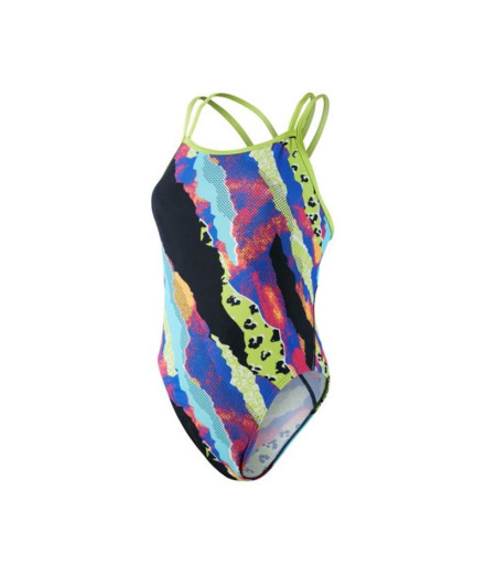 Maillot de bain Speedo Allover Starback 1 Piece W Black