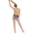 Maillot de bain Speedo Allover Starback 1 Pièce W Noir
