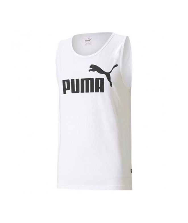 Camiseta sin mangas de running Puma Essentials Tank M White
