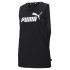 Camiseta sin mangas Puma Essentials Cut Off Logo Tank W Black