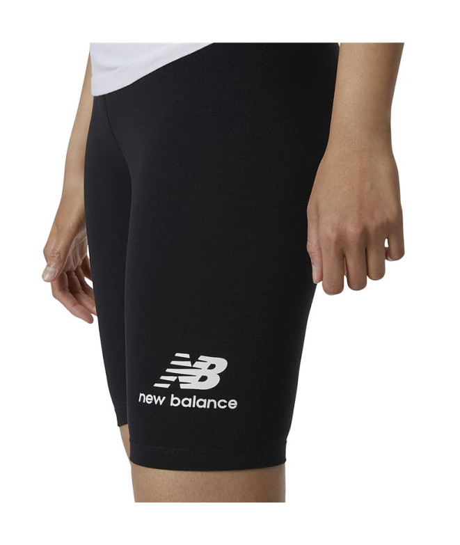 Mallas New Balance Essentials Stacked Fitted Black